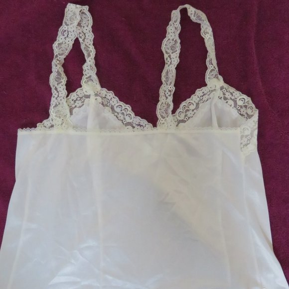 Marks & Spencer White Chemise Camisole Size 14 Canada/US (K75) - Picture 3 of 5